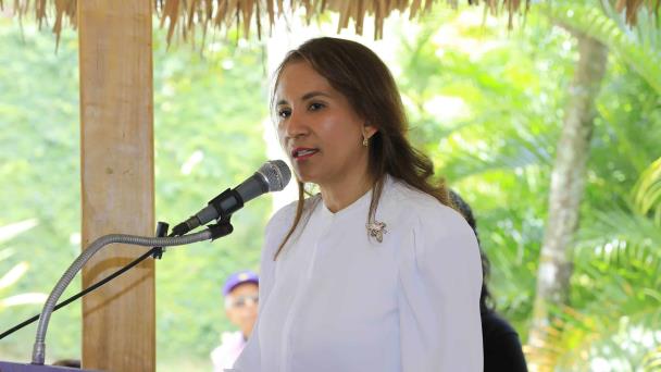 Zoraima Cuello encabeza encuentro con dirigencia del PLD en La Vega