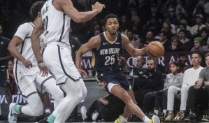 Espectacular Williamson lidera victoria de Pelicans ante Nets