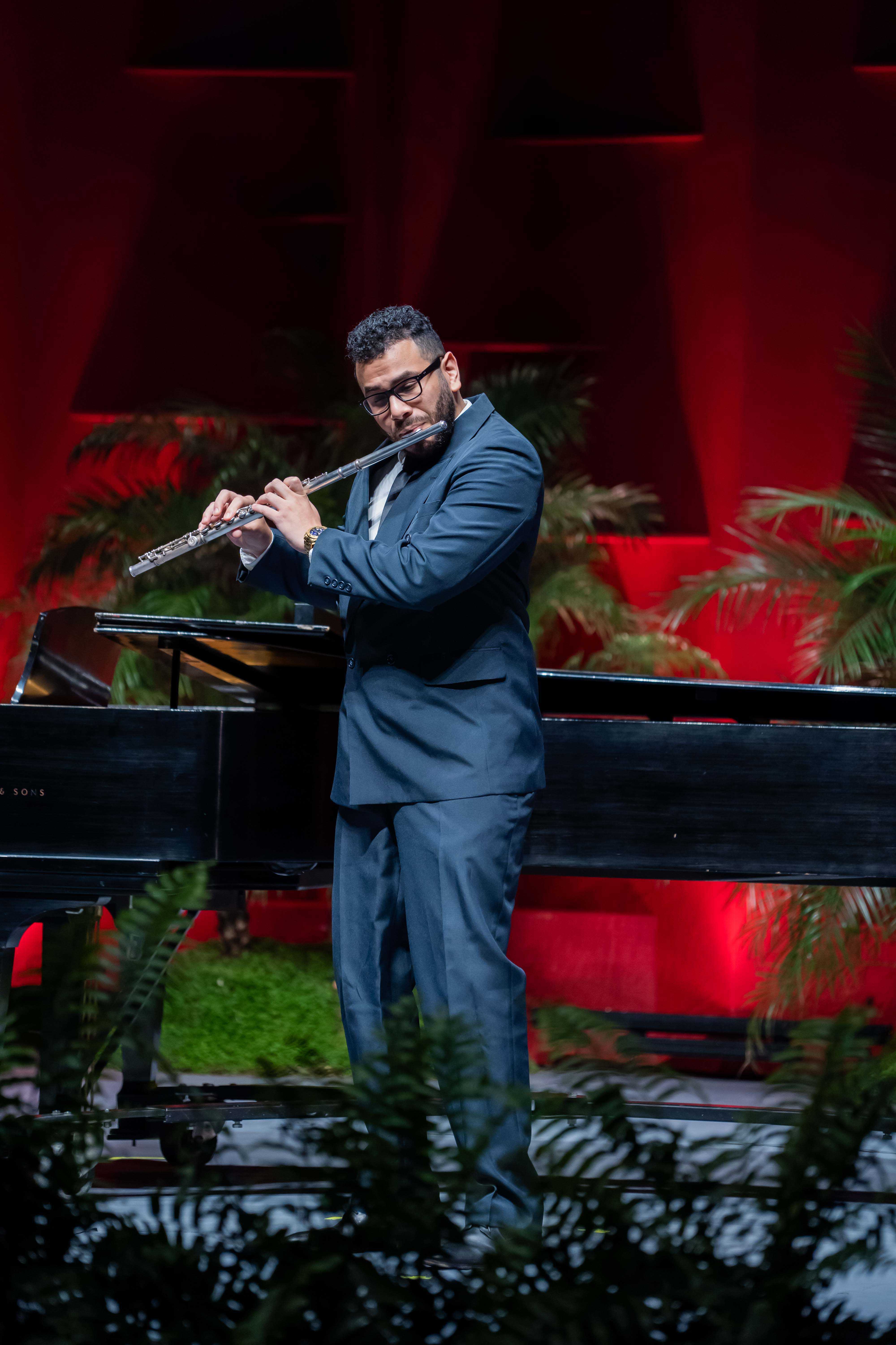 Gabriel Cruz Ruiz, Flautista, ganador de la categoria Young Professional.