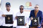 Luis Segura, Leonardo Paniagua y José Manuel Calderón: inmortalizados en el Bulevar de las Estrellas Luis Segura, Leonardo Paniagua y José Manuel Calderón: inmortalizados en el Bulevar de las Estrellas