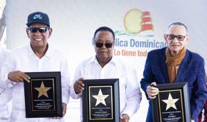 Luis Segura, Leonardo Paniagua y Jos&eacute; Manuel Calder&oacute;n: inmortalizados en el Bulevar de las Estrellas