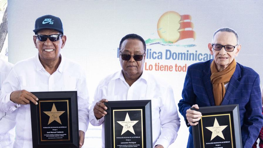 Luis Segura, Leonardo Paniagua y Jos&eacute; Manuel Calder&oacute;n: inmortalizados en el Bulevar de las Estrellas