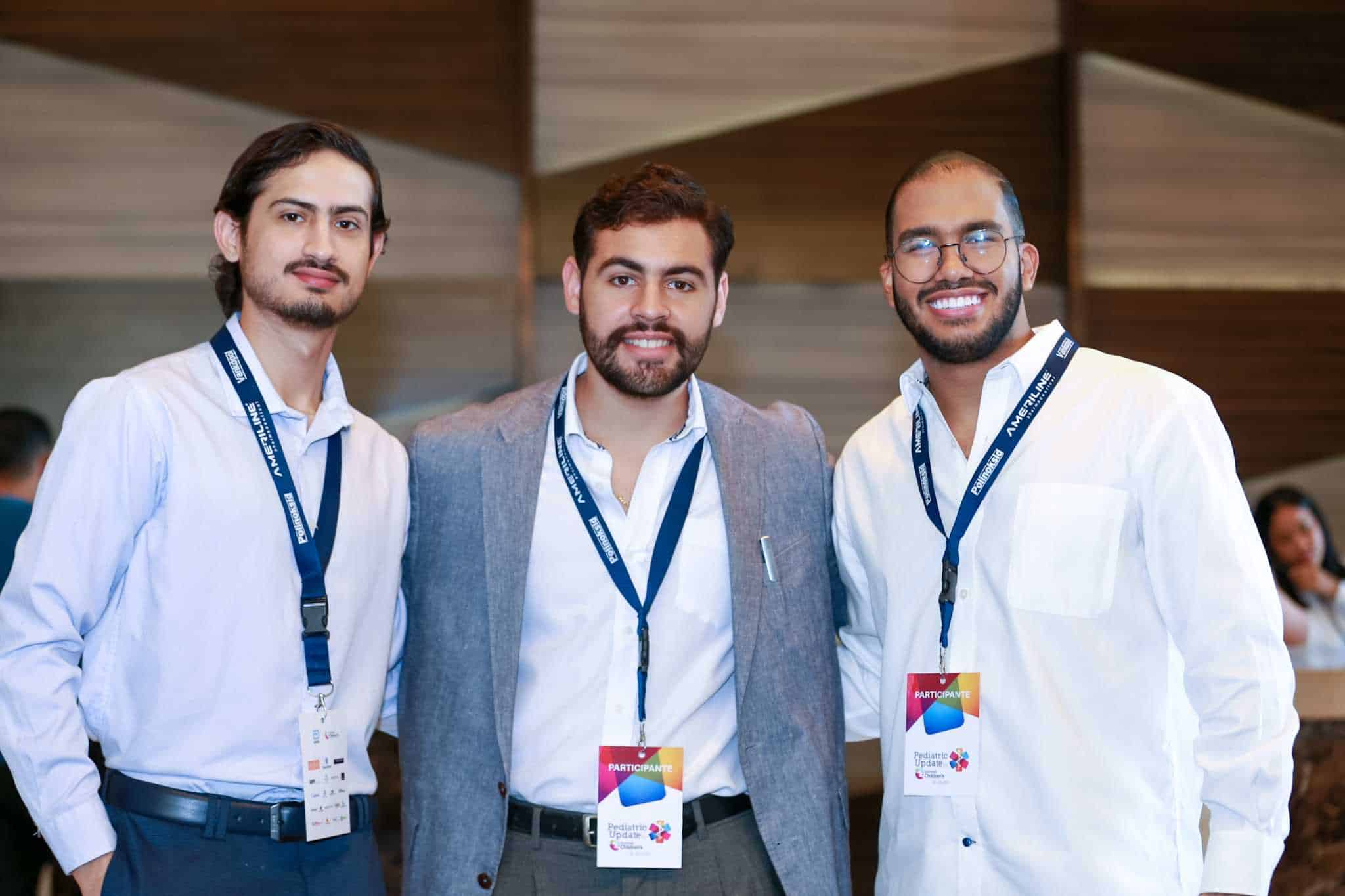 Andrés Rodríguez, Alejandro Alba y Ricardo López.