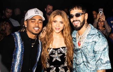 Shakira se reúne con Anuel y Ozuna durante el lanzamiento de álbum - Diario Libre