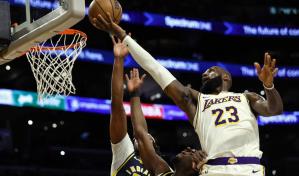 Lakers sobreviven la remontada de Pacers al final y ganan por 150-145