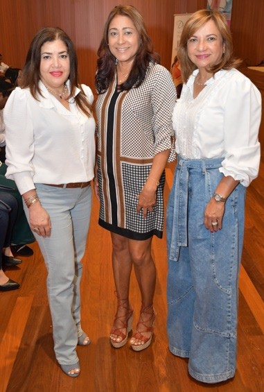 Susan Miranda, María Paulino y Yanini Peña.