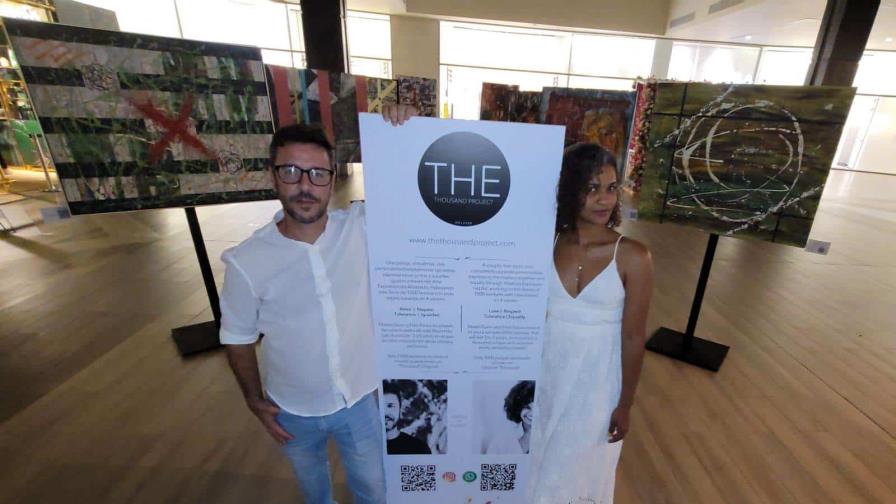 Se exhiben las obras de The Thousand Project en Blue Mall Punta Cana