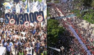 Masiva movilización en Argentina por la memoria de la dictadura, objetada por Milei