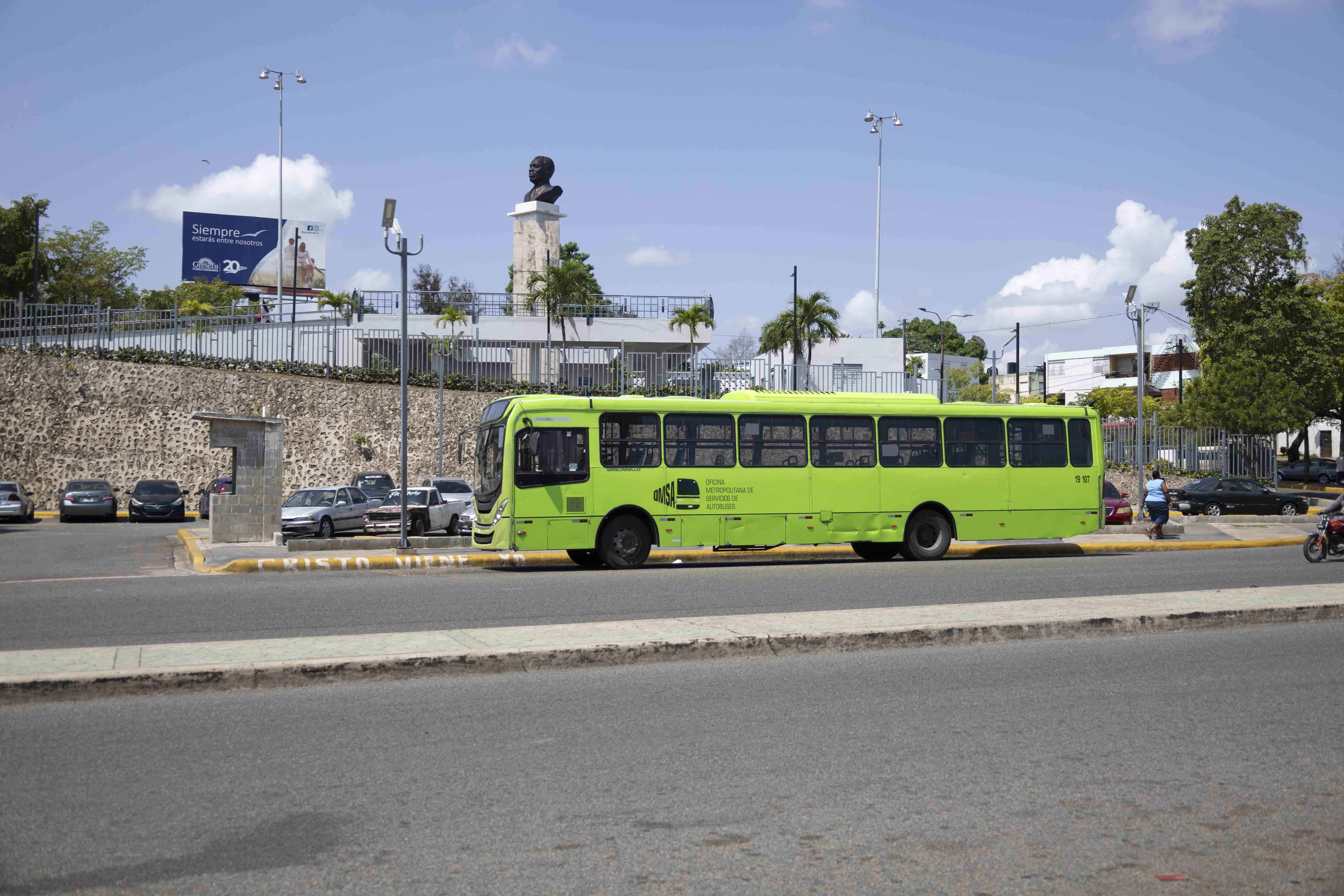 Autobuses utilizados para transportar los usuarios 