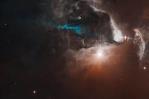 Una nueva estrella proyecta todo un espectáculo de luz cósmica captado por Hubble