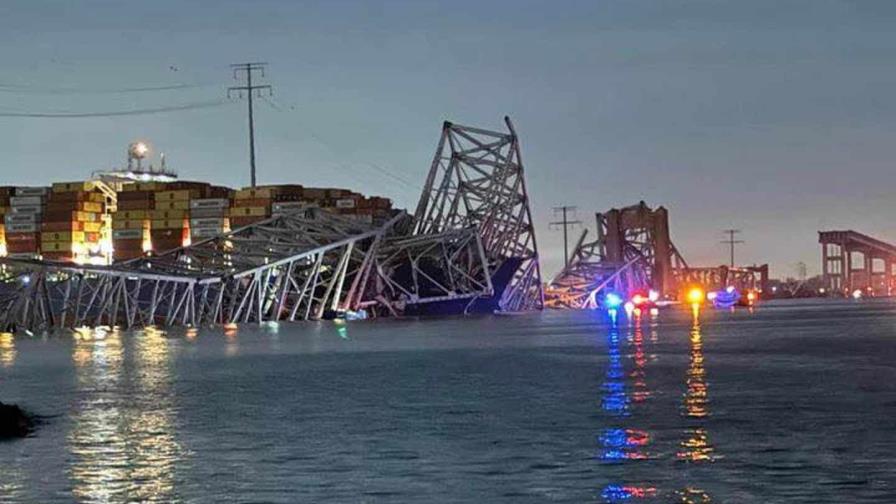 Derrumbe de puente en Baltimore: dos personas rescatadas