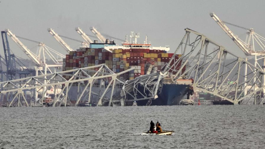 Estiman bloqueo de puerto de Baltimore no afectará directamente a la RD