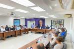 Danilo Medina se reúne con la dirección del PLD en Elías Piña