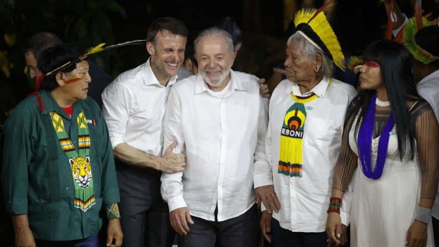 Crisis climática y la Amazonía centran agenda en primer día de visita de Macron a Brasil