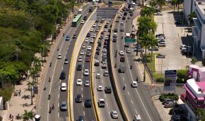 Reabren tránsito por el paso a desnivel de la 27 de Febrero tras derrumbe que dejó nueve muertos