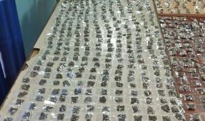 Policía Nacional ocupa 1,563 porciones de sustancias controladas en La Vega