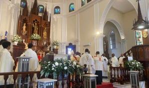 Celebran misa crismal en catedral de San Pedro de Macorís