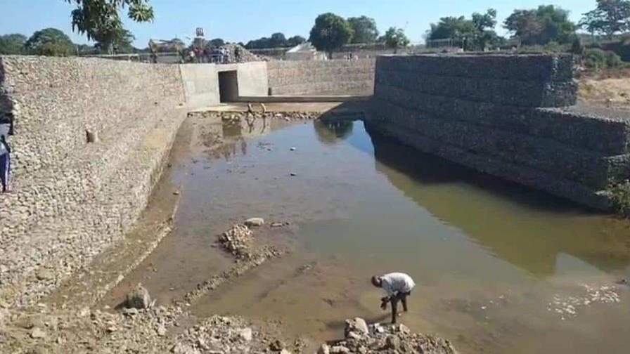 Canal haitiano en río Dajabón se queda sin agua