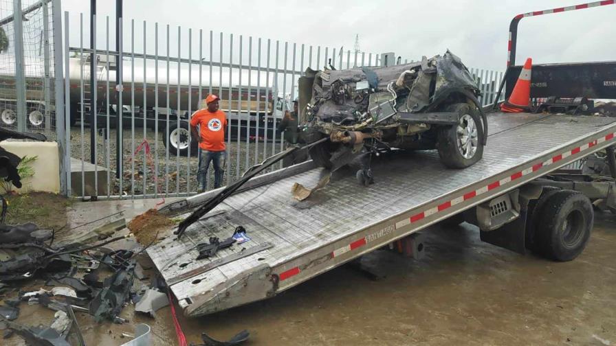 Accidente en Autopista Duarte deja dos personas lesionadas