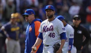 VIDEO|Expulsan al lanzador dominicano Yohan Ramírez, de los Mets, por tirarle pegado a Rhys Hoskins