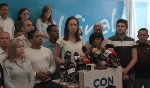 Opositora Machado pide a comunidad internacional abogar por su candidata presidencial en Venezuela