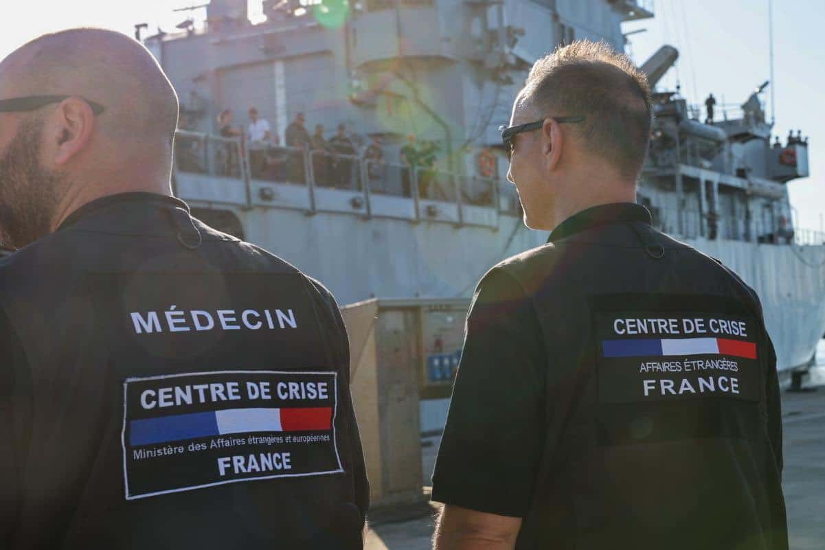 Evacuación de franceses en Haití.