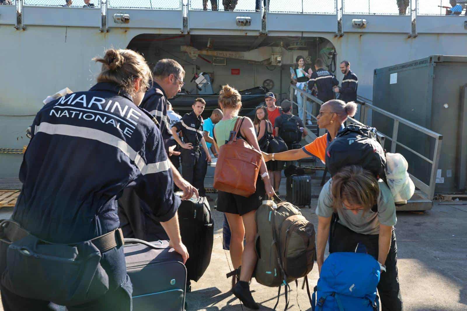 Evacuación de franceses en Haití.