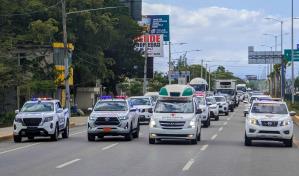 Autoridad del tránsito encabeza carreteo desde Santiago hasta Santo Domingo