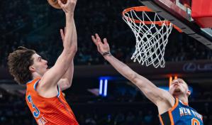 Thunder amarra primer boleto a playoff desde 2020 con victoria sobre los Knicks