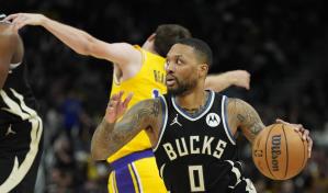 Damian Lillard no jugará la noche del martes contra los Wizards por distensión en la ingle