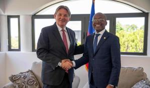 Nuevo embajador de Estados Unidos en Haití se presenta ante autoridades