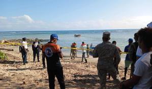 Recuperan el cuerpo de una de las tres personas desaparecidas en playa de Puerto Plata