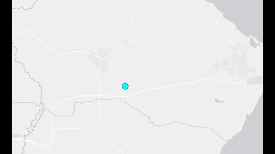 Se registra temblor al sureste de Higüey