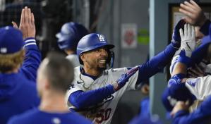 Betts logra su quinto jonrón para liderar las mayores; Dodgers superan 5-4 a Gigantes