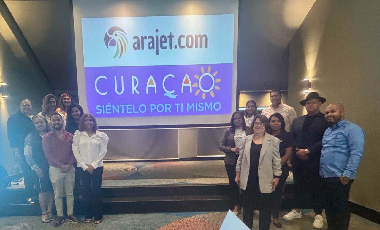las autoridades de Turismo de Curazao se reunieron con la aerolínea Arajet. </font></font>