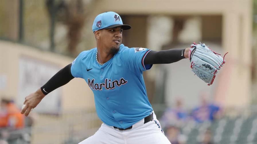 Marlins buscan extender a Eury Pérez, pero hay distancia económica
