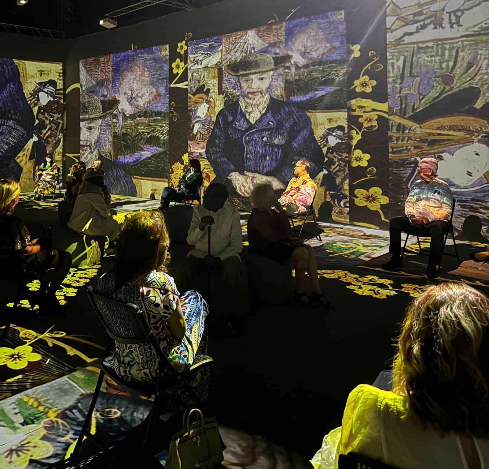 Así luce la muestra inmersiva de Van Gogh.