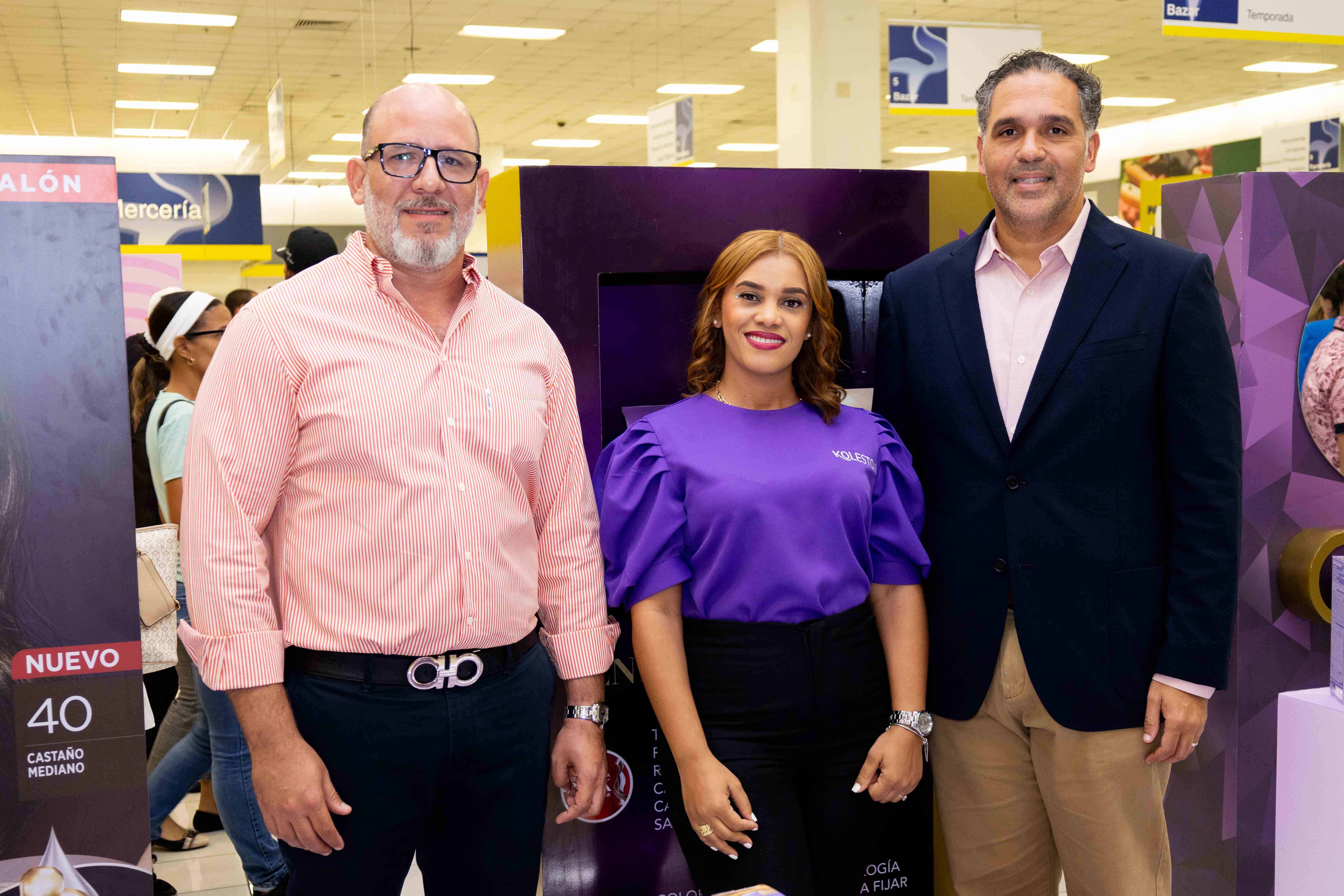 Luis Olivo, Ana Reyes y Miguel Díaz.