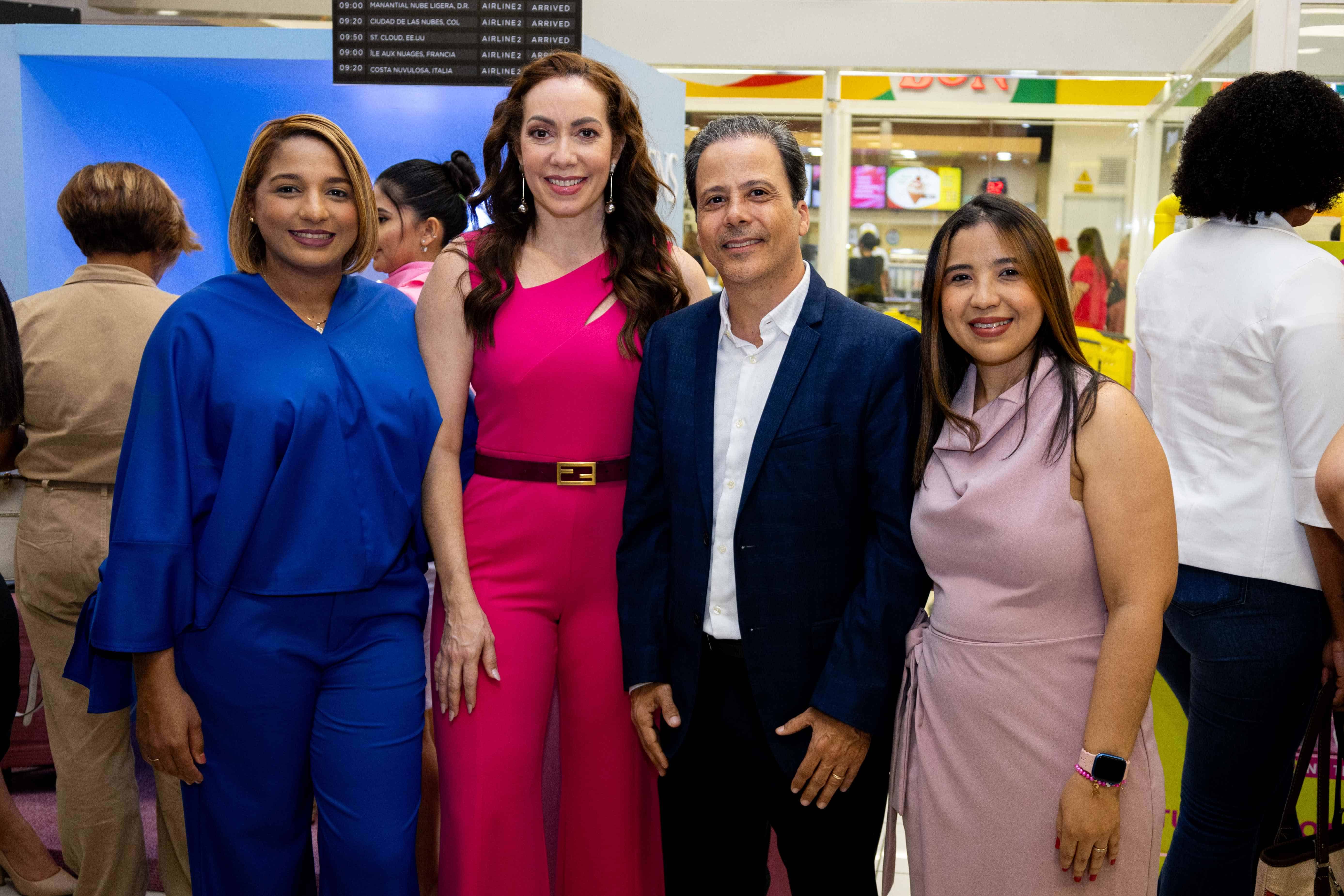 Rebeca Franco, Miralba Ruiz, Pedro Alorda y Johanny Cortorreal. <br>