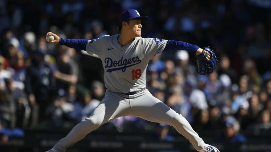 Yamamoto consigue 1ra victoria en las Grandes Ligas; Dodgers vencen a Cachorros