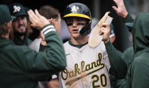 Zack Gelof responde en la victoria de los Atl&eacute;ticos 7-1 sobre los Tigres