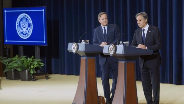 Blinken y Cameron instan al Congreso de EEUU a aprobar ayuda a Ucrania