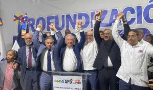 Alianza por la Democracia anuncia apoyo a la reelección del senador Taveras