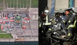 Cuatro desaparecidos y tres muertos tras explosión en una central hidroeléctrica en Italia