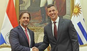 Peña y Lacalle Pou se reúnen en Paraguay para profundizar su relación bilateral