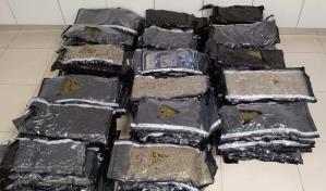 Decomisan 118 paquetes de marihuana en Aeropuerto del Cibao procedentes de Estados Unidos