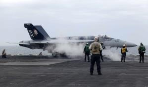 EEUU, Japón y Corea del Sur realizan maniobras en mar disputado y Biden recibe a líderes regionales