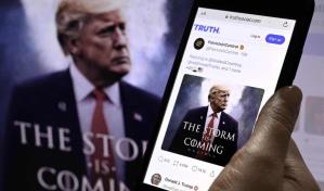 El grupo mediático de Trump, un subibaja en la bolsa