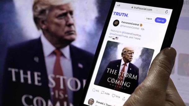 El grupo mediático de Trump, un subibaja en la bolsa