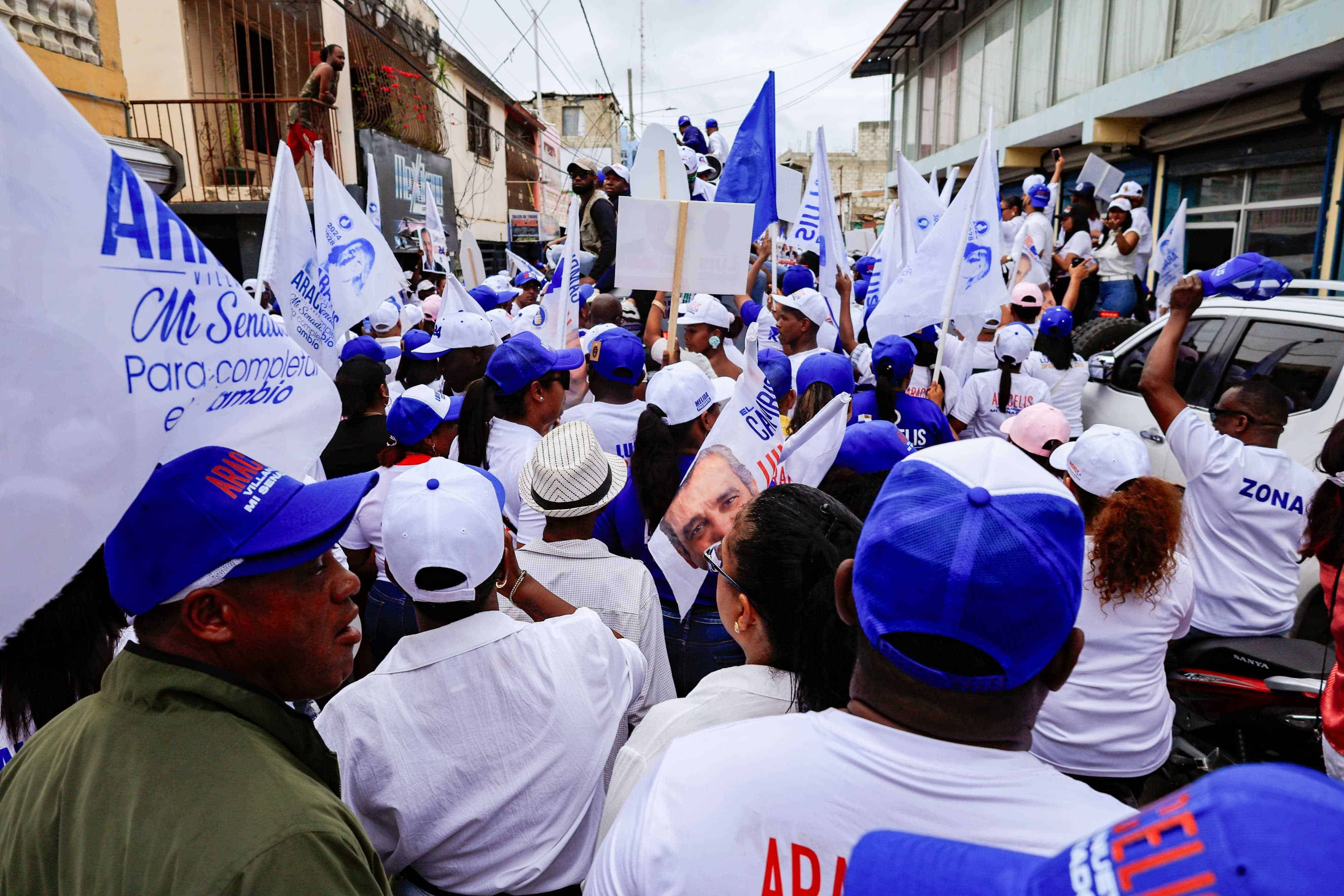 Caravana de Luis Abinader en San Pedro de Macorís